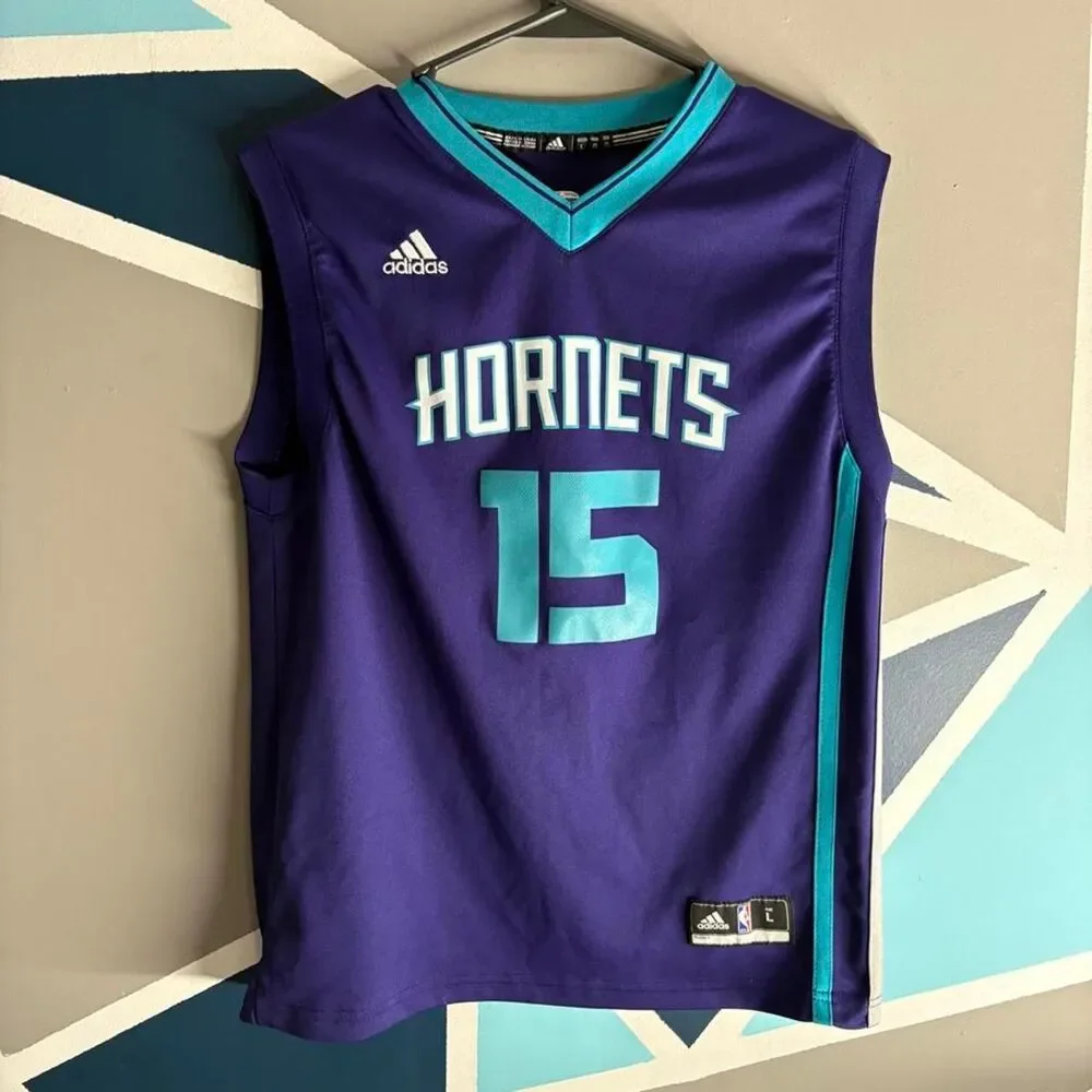 kemba walker Adidas Men's Purple and Blue Jersey
